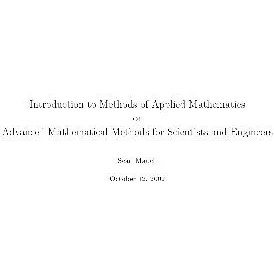 خرید و قیمت Introduction to Methods of Applied Mathematics or Advanced ...