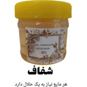 تصویر مایع گل شیشه ای شفاف 