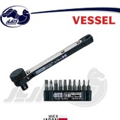 تصویر مجموعه 11 عددی پیچ گوشتی جغجغه ای وسل مدل TX-11 