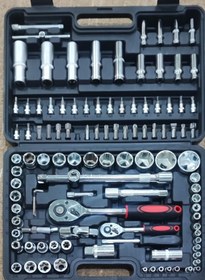 تصویر جعبه بکس 108 پارچه Socket Wrench 108 Piece