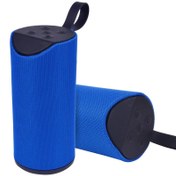 تصویر اسپیکر بلوتوثی قابل حمل استوانه ای مدل 113 