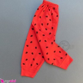 تصویر شلوار قرمز هندوانه ای نوزاد و کودک cute watermelon baby clothes 