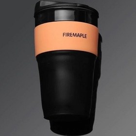 تصویر لیوان تاشو سیلیکونی درب دار Fire maple Silicon collapsible cup فایرمپل 