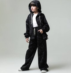 تصویر ست سوییشرت و شلوار دخترانه طرح alo 