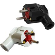 تصویر دوشاخه برق ارت دار پارت الکتریک ۱ عدد 