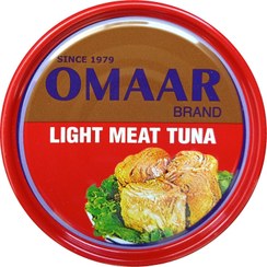 تصویر کنسرو تن ماهی عمر 185 گرم | Omaar solid light meat tuna 