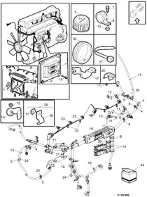 تصویر برد کامپیوتر موتور ECU ولوو FH500 - FH460 - FMX - FM460 اصلی 