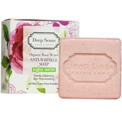 تصویر صابون گلاب دیپ سنس ۷۵ گرم ضد چروک مناسب انواع پوست 