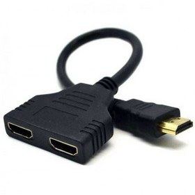 تصویر کابل تبدیل 1 به 2 HDMI conversion cable 1 to 2 HDMI