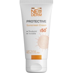 تصویر کرم ضد آفتاب فاقد رنگ SPF 50 نئودرم 50 میلی‌لیتر 