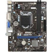 تصویر مادربرد ام اس آی H81M-P33 MSI H81M-P33 LGA1150 H81 MB