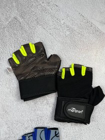 تصویر دستکش کف رنگی 