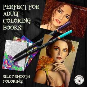 Black Widow Colored Pencils (All 7 Sets) Review For Adult Coloring