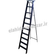 تصویر نردبان ۱۰ پله فلزی شفا 