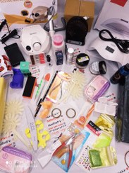 تصویر پک لوازم وسایل کاشت ناخن همراه آموزش 