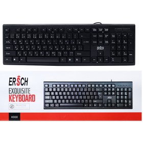 تصویر کیبورد ایرش مدل k-930 باحروف فارسی ERSCH K930 Wired Keybord