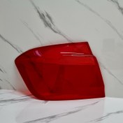 تصویر طلق چراغ خطر عقب بی ام و BMW سری 3 کد اتاق اف 30 ال سی آی (F30 LCI) مدل 2016 تا 2018 قطعه روی گلگیر 