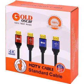 تصویر کابل HDMI 4K برند GOLD OSCAR ( 10 متری ) 