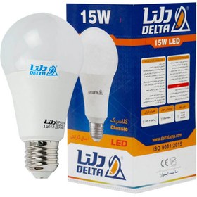 تصویر لامپ حبابی LED دلتا Delta Classic E27 15W Delta Classic E27 15W LED Bulb