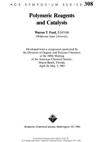 خرید و قیمت دانلود کتاب Polymeric Reagents and Catalysts ویرایش 1 | ترب