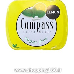 تصویر خوشبو کننده دهان compass با طعم لیمو 14 گرم بدون شکر 