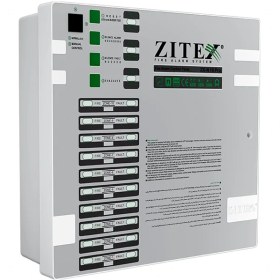 تصویر تابلو مرکزی اعلام حریق ۱۰زون پرو زیتکس( کانونشنال) ا Zitex central fire alarm board(Conventional) Zitex central fire alarm board(Conventional)