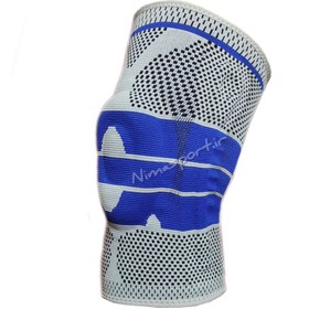 تصویر زانوبند ورزشی فنر دار مدل آستر ژله ای KNEE SUPPORT