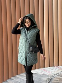 تصویر پافر زنانه ضدآب آستردار بلند (مدل بشم) 