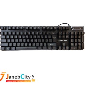 تصویر کیبورد گیمینگ وان مکس مدل OM-G5500 RGB ONE MAX OM-G5500 RGB GAMING KEYBOARD