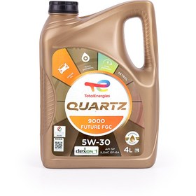 تصویر روغن موتور توتال مدل QUARTZ 9000 FUTURE FGC حجم ۴ لیتر ۵W-30 SP 