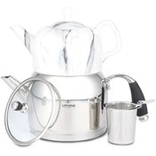 تصویر کتری و قوری لایف اسمایل مدل TK1 9 LIFE SMILE TK1-9 KETTLE AND TEA POT