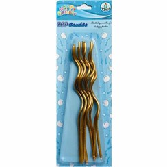 تصویر شمع تولد ماکارونی بسته ۸ عددی 