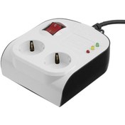 تصویر محافظ برق پارت الکتریک مدل PE8787 با کابل ۱.۸ متری و ۲ عدد پریز ارت دار 