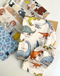 تصویر ست لباس راحتی مادر و فرزند کد 440 