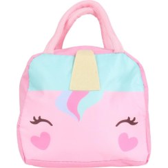 تصویر کیف غذا فانتزی طرح یونیکورن خوشحال کد BP-15 ا Fancy lunch bag with happy unicorn design code BP-15 Fancy lunch bag with happy unicorn design code BP-15