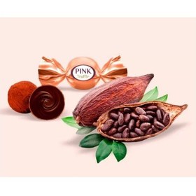 تصویر ترافل شکلاتی 1000 گرمی پینک شکلات و فرآورده های کاکائویی پینک 1000 گرم