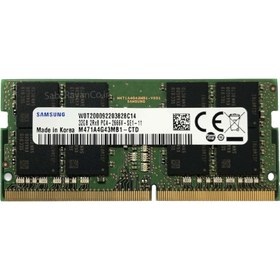 تصویر رم لپ تاپ سامسونگ مدل DDR4 2666 M471A4G43MB1-CTD ظرفیت 32 گیگابایت 