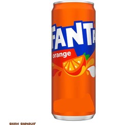 تصویر نوشابه گازدار قوطی FANTA حجم 330 میل 