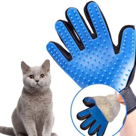 تصویر دستکش ماساژور مخصوص سگ و گربه 