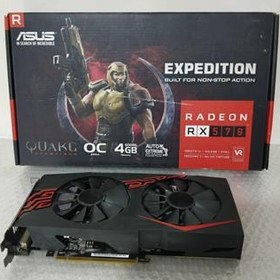 تصویر کارت گرافیک 4 گیگ ایسوس مدل RX570 