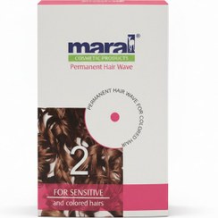 تصویر کیت مواد فر دائمی مو مارال شماره 2 – مخصوص موهای حساس و رنگ‌شده 