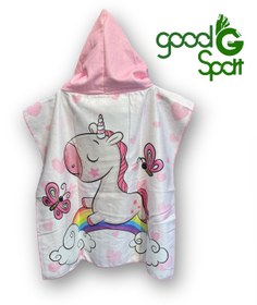 تصویر حوله پانچو تکشاخ 