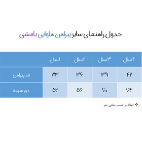 تصویر پیراهن نوزادی بامشی مدل هاوایی کد 5 