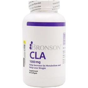 تصویر سافت ژل سی ال ای 1000 میلی گرم برونسون 90 عدد Bronson CLA 1000 mg 90 Softgels