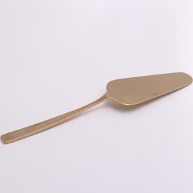 تصویر کفگیر کیک استیل طلایی سورنا 