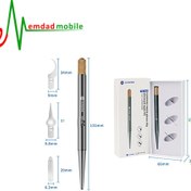 تصویر ست دسته تیغ کاتر هارد سانشاین کد SS-101C مناسب پاک کردن چسب آی سی و برد گوشی موبایل 