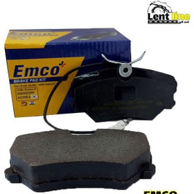 تصویر لنت ترمز جلو پژو پارس امکو ا Emco Brake Pad For Pars Emco Brake Pad For Pars