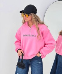 تصویر دورس نیم‌ زیپ زنانه پوکر سه‌ نخ مدل Free Size 