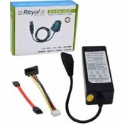 تصویر تبدیل USB2 TO SATA ROYAL IDE 