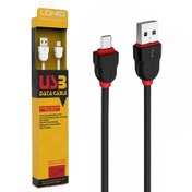 تصویر کابل میکرو یو اس بی 2.1 آمپر الدینیو LS02 طول 2 متر LDINO LS02 2.1A 2m microUSB Charging Cable